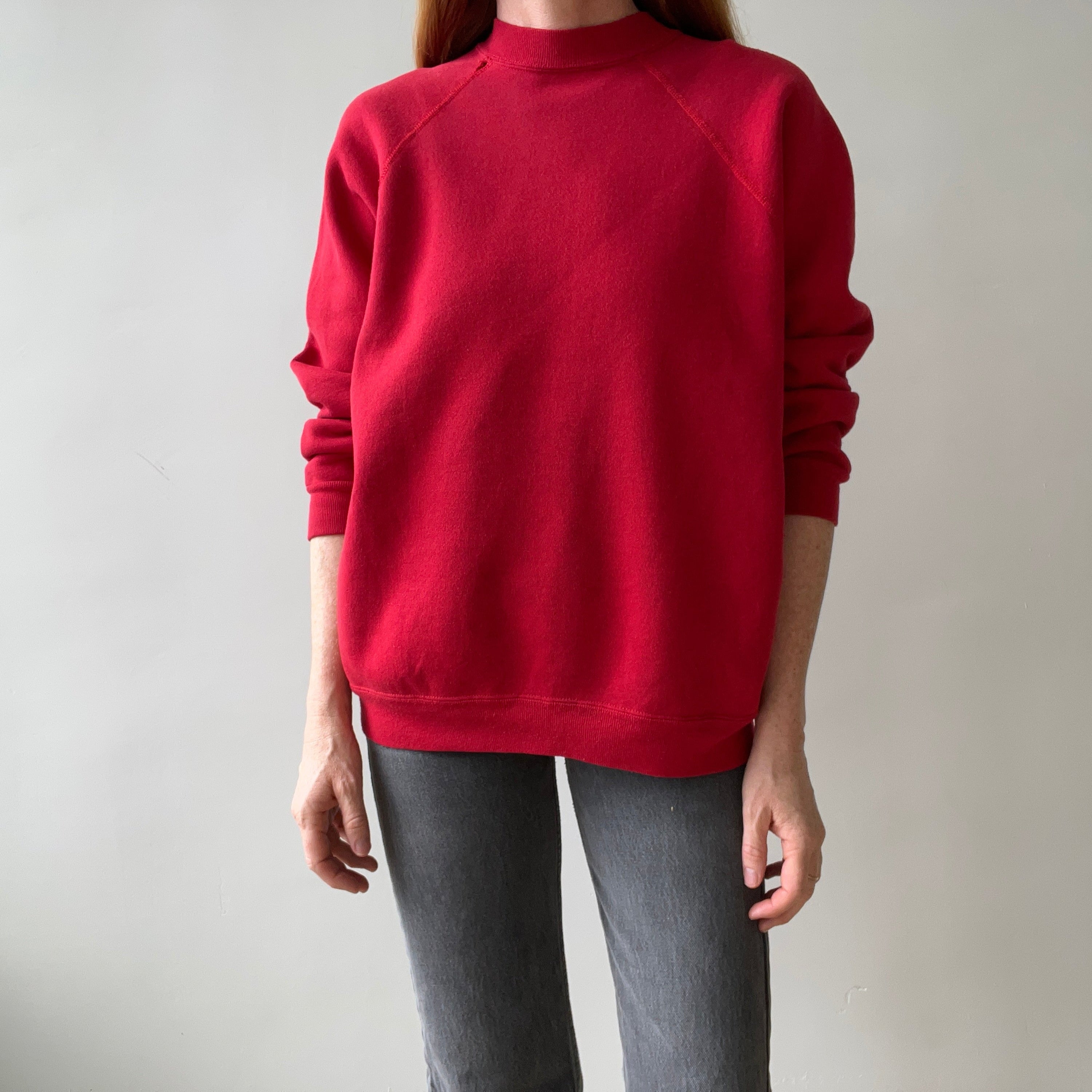 00s Heavy Weight Blank Black Sweatshirt par FOTL - Structuré