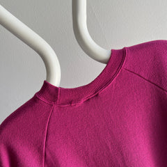 1990s Hanes Her Way Magenta Raglan