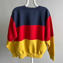 1990s Eddie Bauer Color Block Sweatshirt -Ooolala