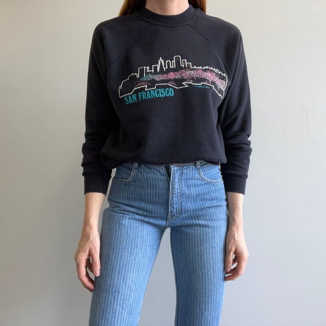 1985 San Francisco Skyline Tourist Sweatshirt