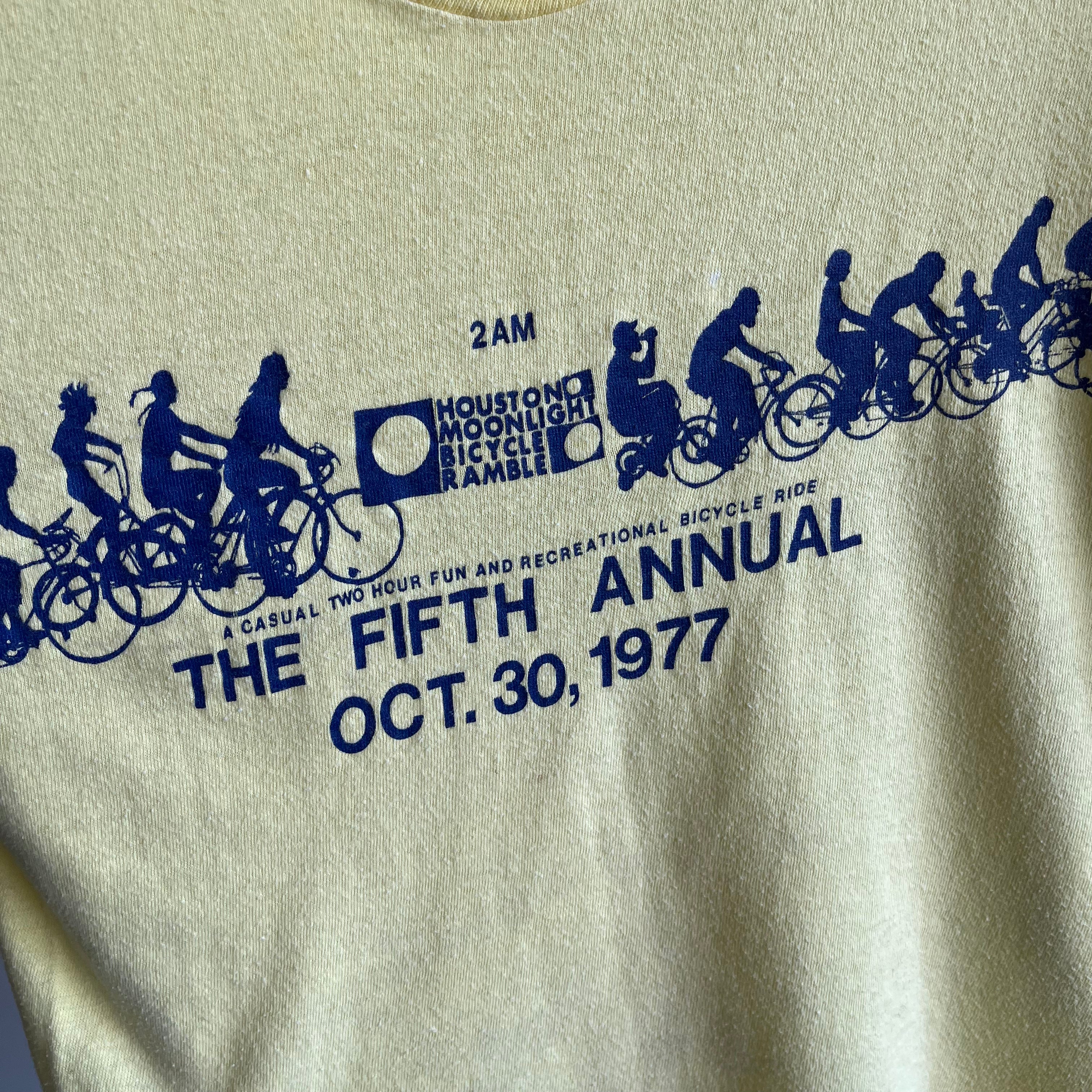1977 2Am Houston Moonlight Bicycle Ramble Wrap Around - This is worth a closer look :)