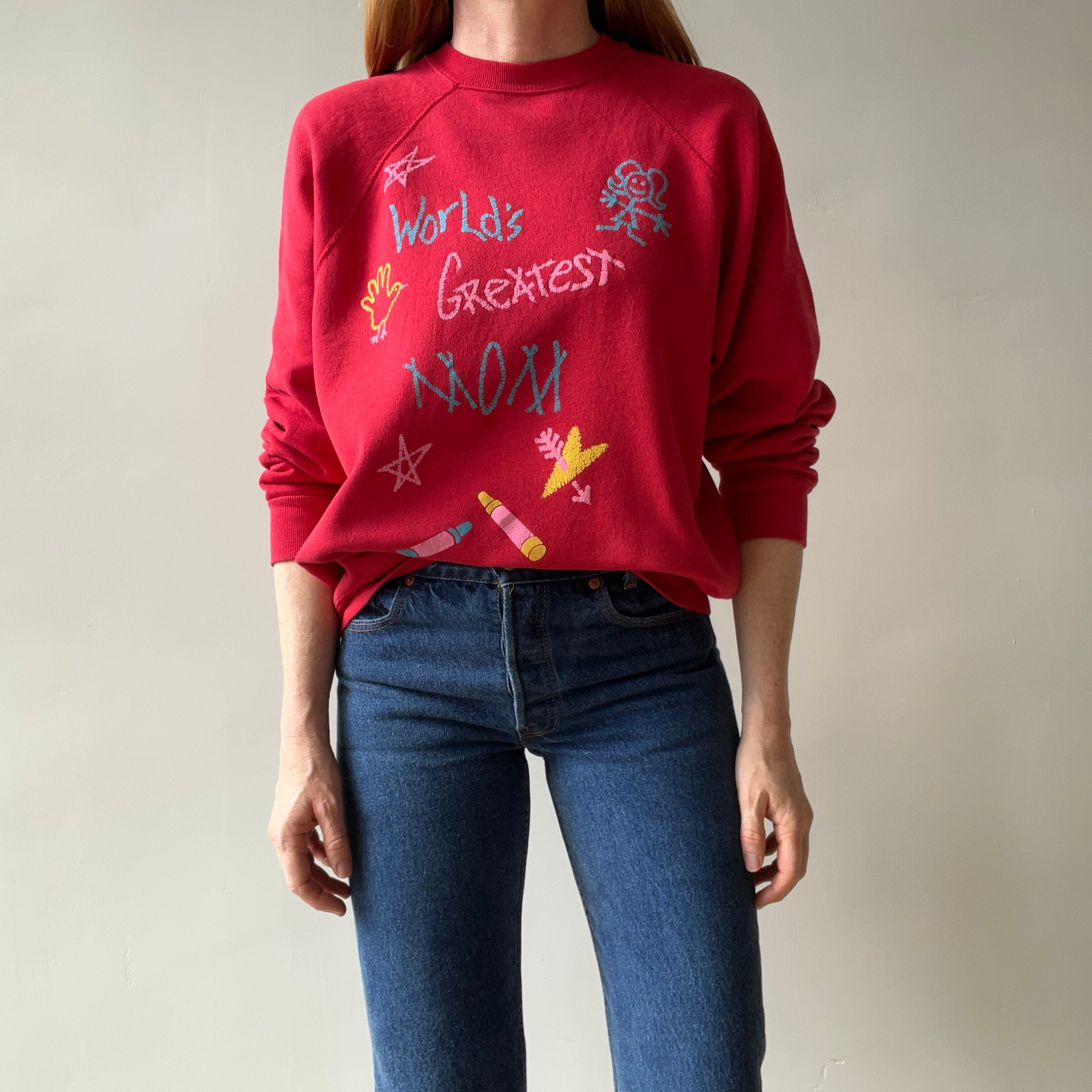 1980s World's Greatest Mom Sweatshirt