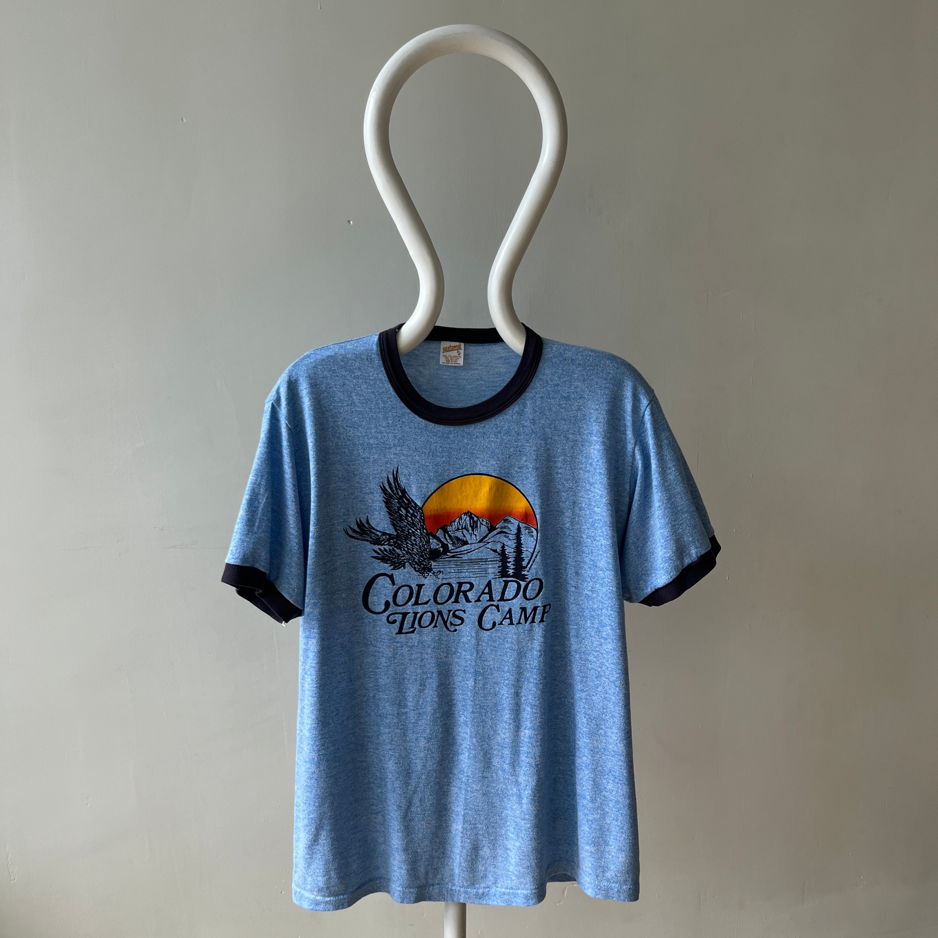 1986 Colorado Lions Camp Soft and Slouchy Ring T-Shirt