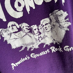 1980/90s America's Greatest Rock Group Dad Joke Humor Paint Stained T-Shirt