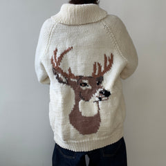 1970s Cowichan Zip Up Sweater