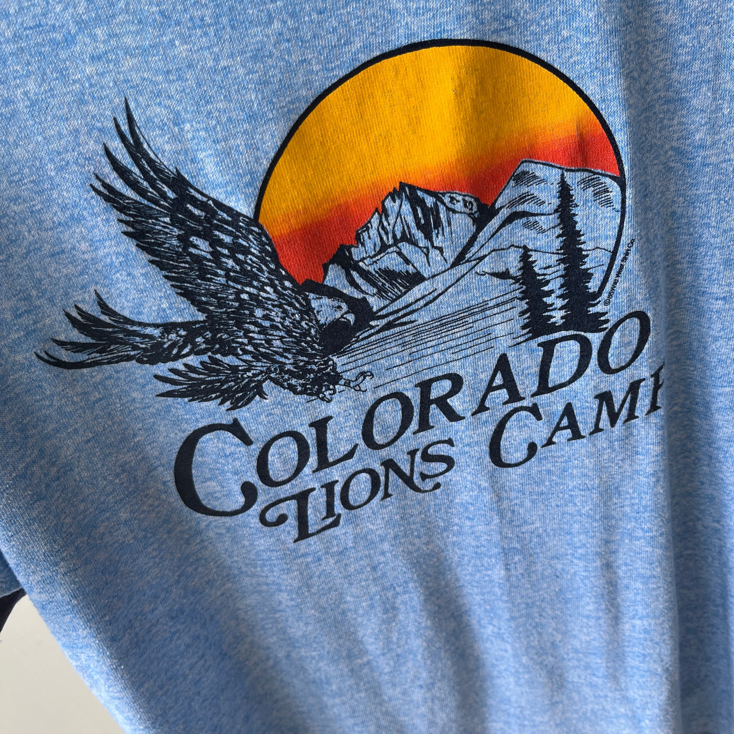 1986 Colorado Lions Camp Soft and Slouchy Ring T-Shirt