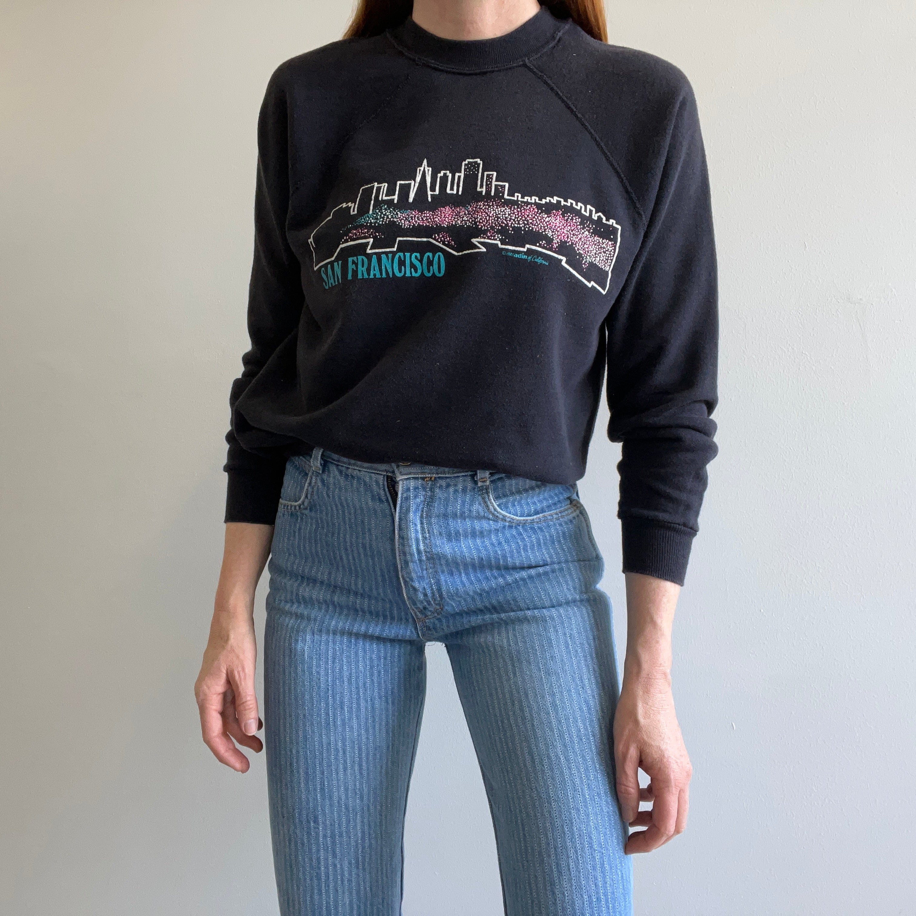 1985 San Francisco Skyline Tourist Sweatshirt