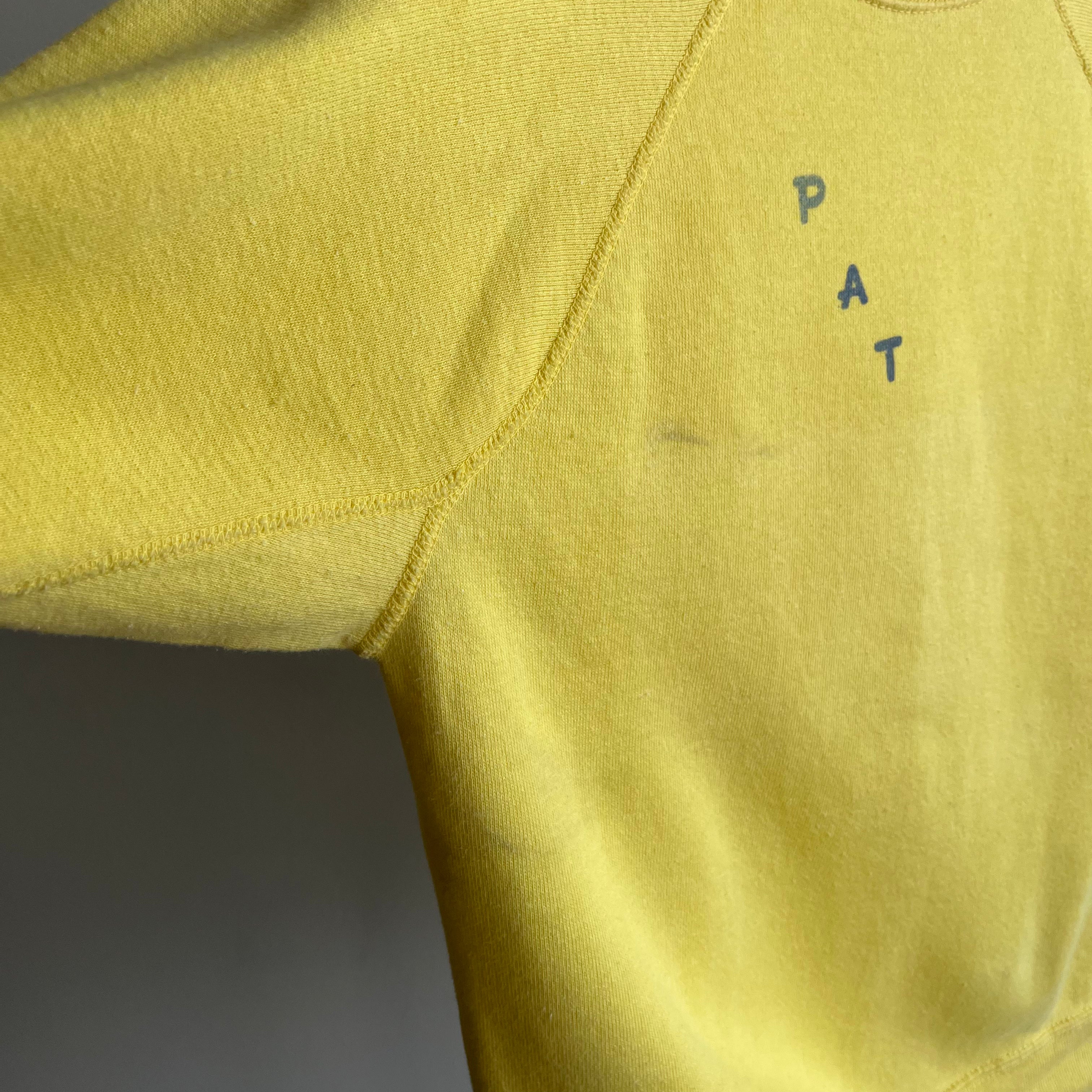 1970s Pat Buttery Cozy  Raglan Sweatshirt