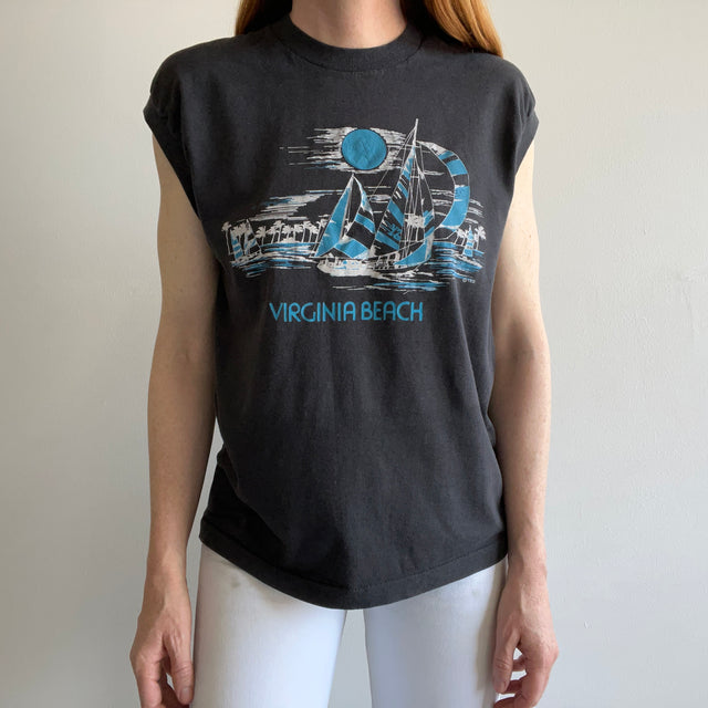 1980s Virginia Beach Muscle Tank by Screen Stars