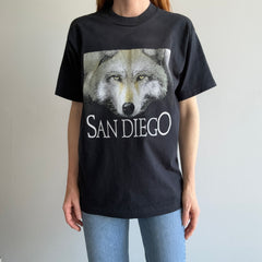 1980s San Diego Wolf Shirt - NonSequitur Tourist Alert :)