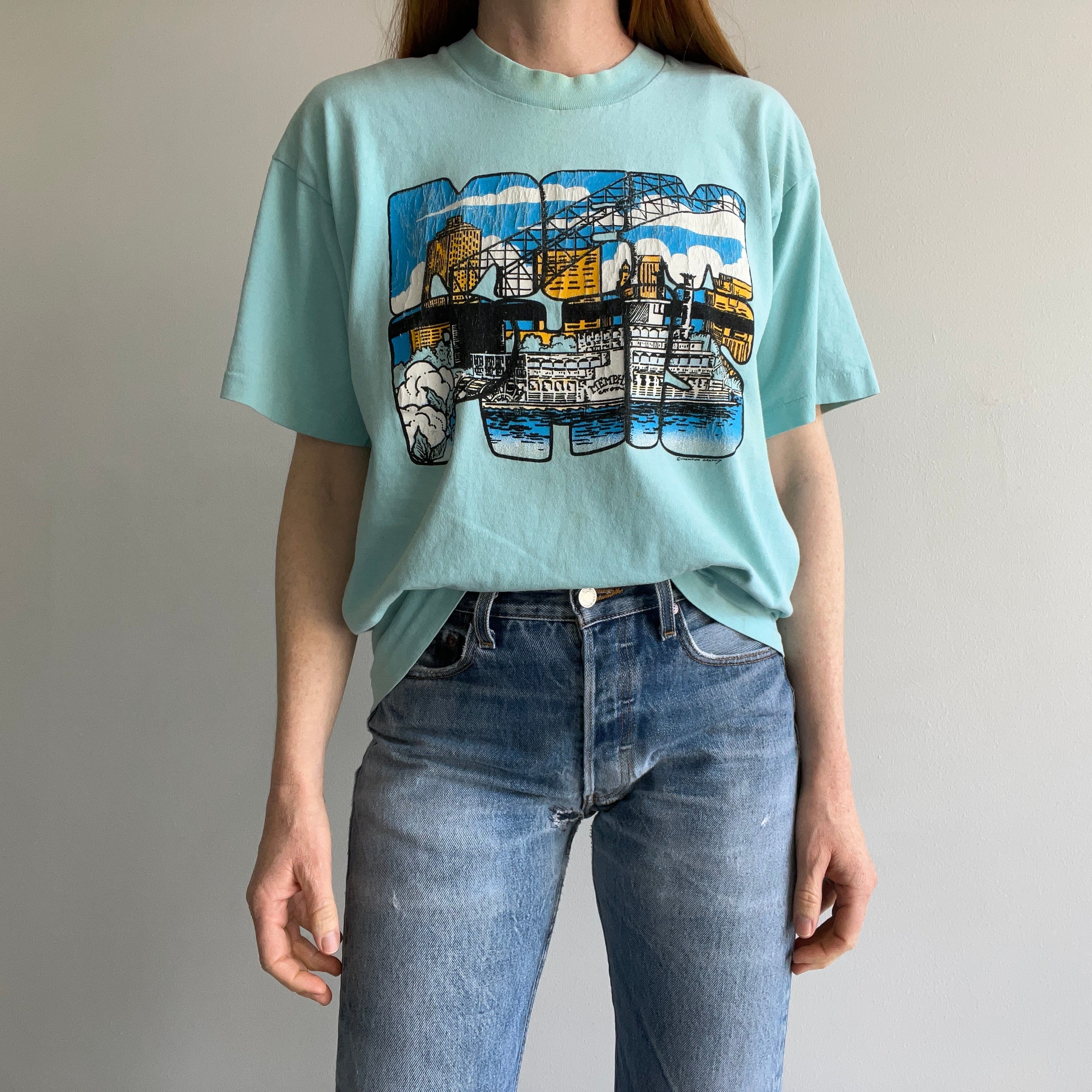 1980s Memphis Tourist T-Shirt