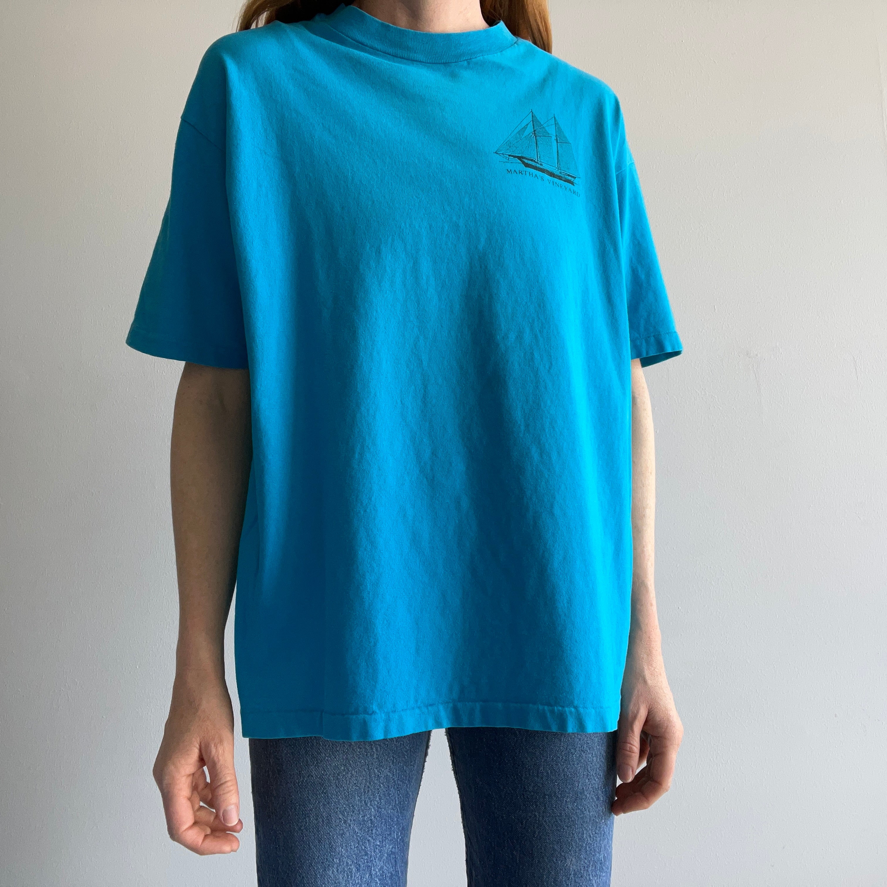 1980s Martha's Vineyard Cotton Tourist T-Shirt