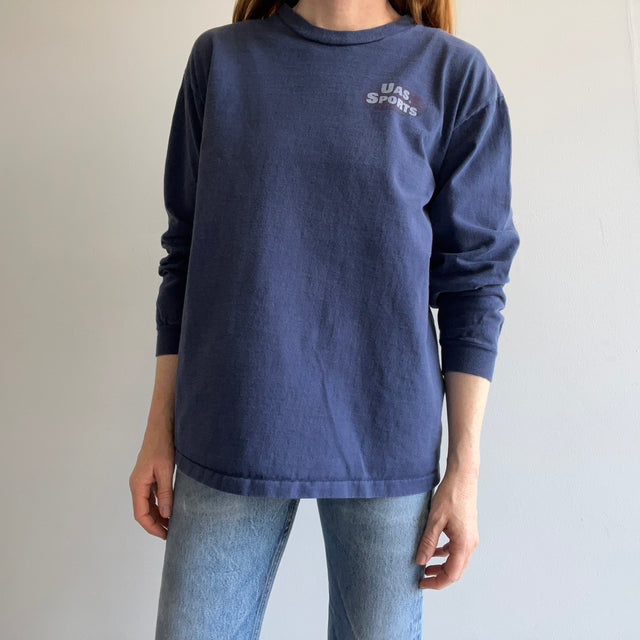 1990s UAS Sports Long Sleeve Structured Cotton Shirt