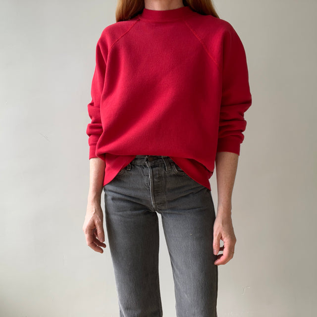 00s Heavy Weight Blank Black Sweatshirt par FOTL - Structuré