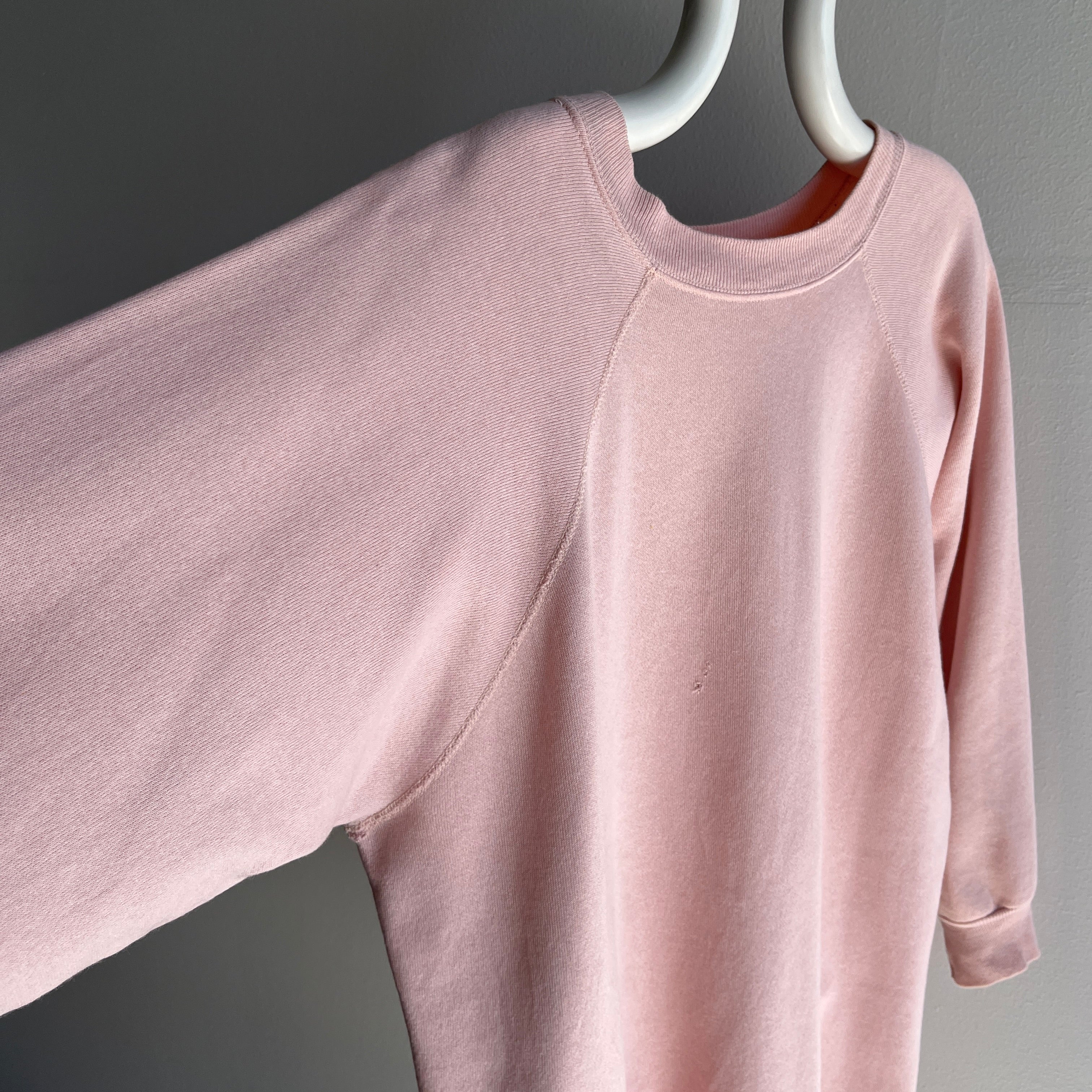 1980s Hanes Her Way Peachy Pink Sweatshirt Dress - So Soft and Slouchy –  Red Vintage Co