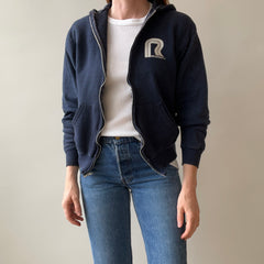 1980s Roadway Zip Up Hoodie Sweatshirt