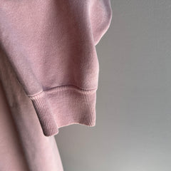 1980s Hanes Her Way Peachy Pink Sweatshirt Dress - So Soft and Slouchy