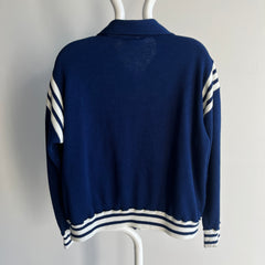 1970s Mock Neck Zip Up - Oh SO Soft and Slouchy