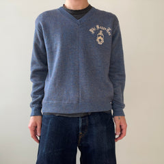 1960s Phi Kappa Tau Sorority V Neck Sweater