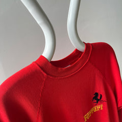 1980s Ferrari Sweatshirt with a Few Loose Threads (That are still there)