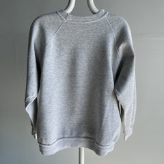 1980s Lighter Blank Gray Sweatshirt