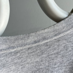 1980s Lighter Blank Gray Sweatshirt