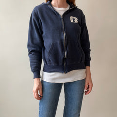 1980s Roadway Zip Up Hoodie Sweatshirt