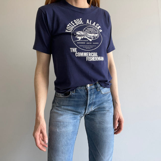 1980s Kotzebue Alaska Commercial Fisherman T-Shirt