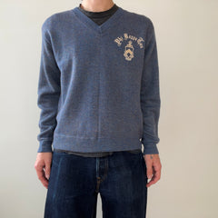 1960s Phi Kappa Tau Sorority V Neck Sweater