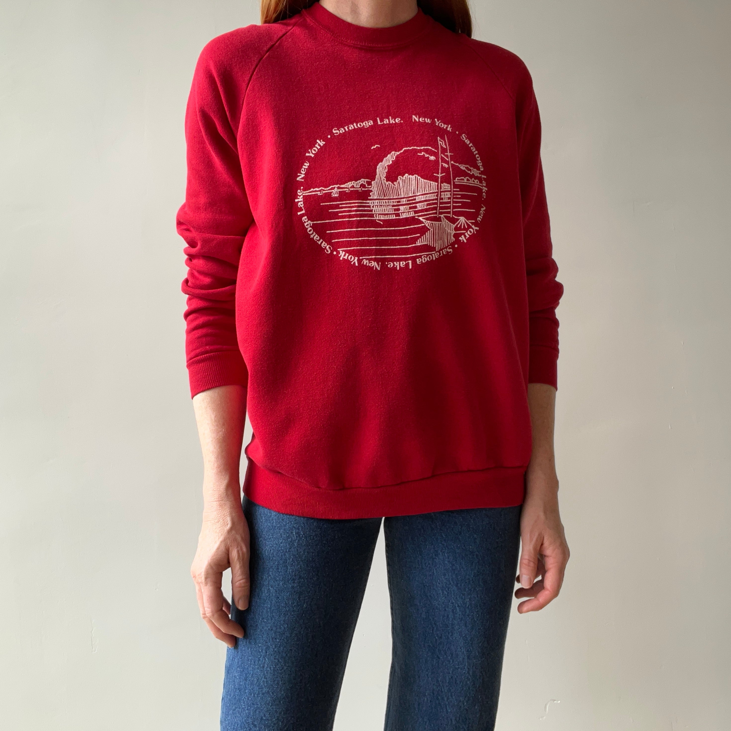 1980s Saratoga Lake, New York Sweatshirt