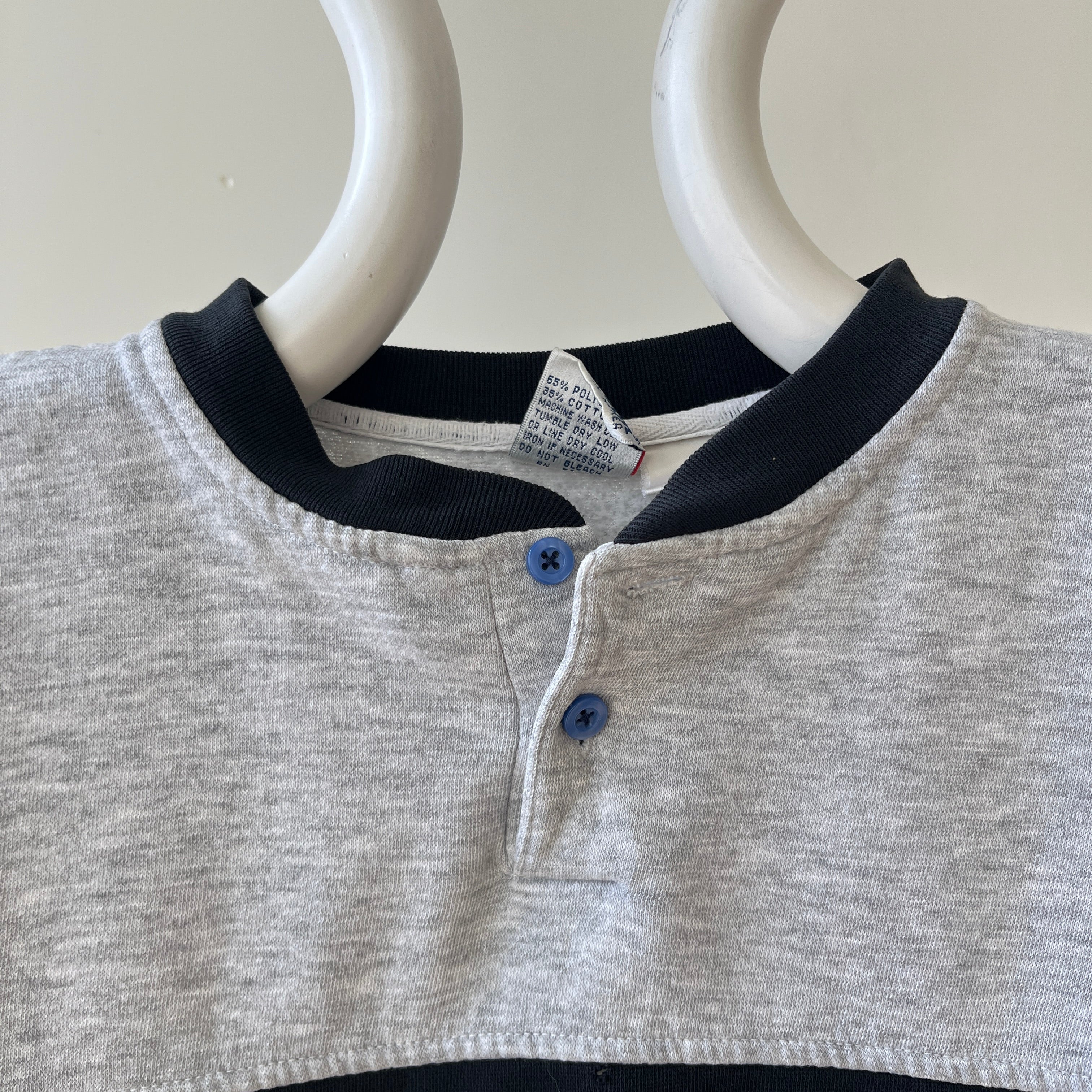 1980s Wilson Double Striped Sweatshirt