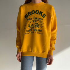 1990 Brooke State Champs Front and Back Sweatshirt