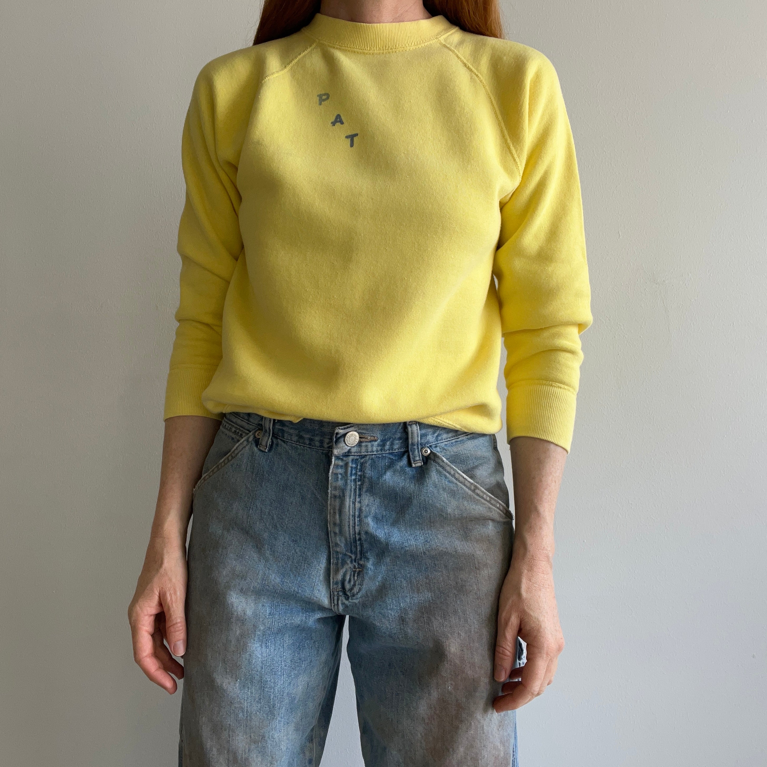 1970s Pat Buttery Cozy  Raglan Sweatshirt