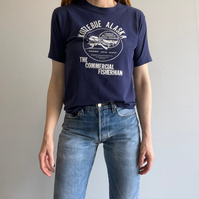 1980s Kotzebue Alaska Commercial Fisherman T-Shirt