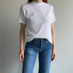 1980s/90s Blank White T-Shirt - Single Stitch, Lovely