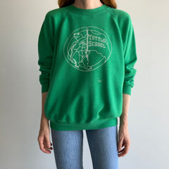 1980s Turtle School Paint Stained Sweatshirt