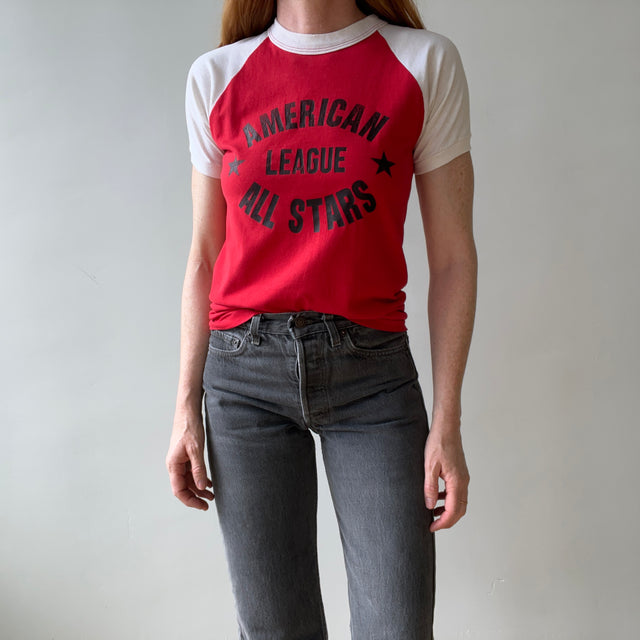 1970s American League All Stars T Shirt - With a Backside Too!
