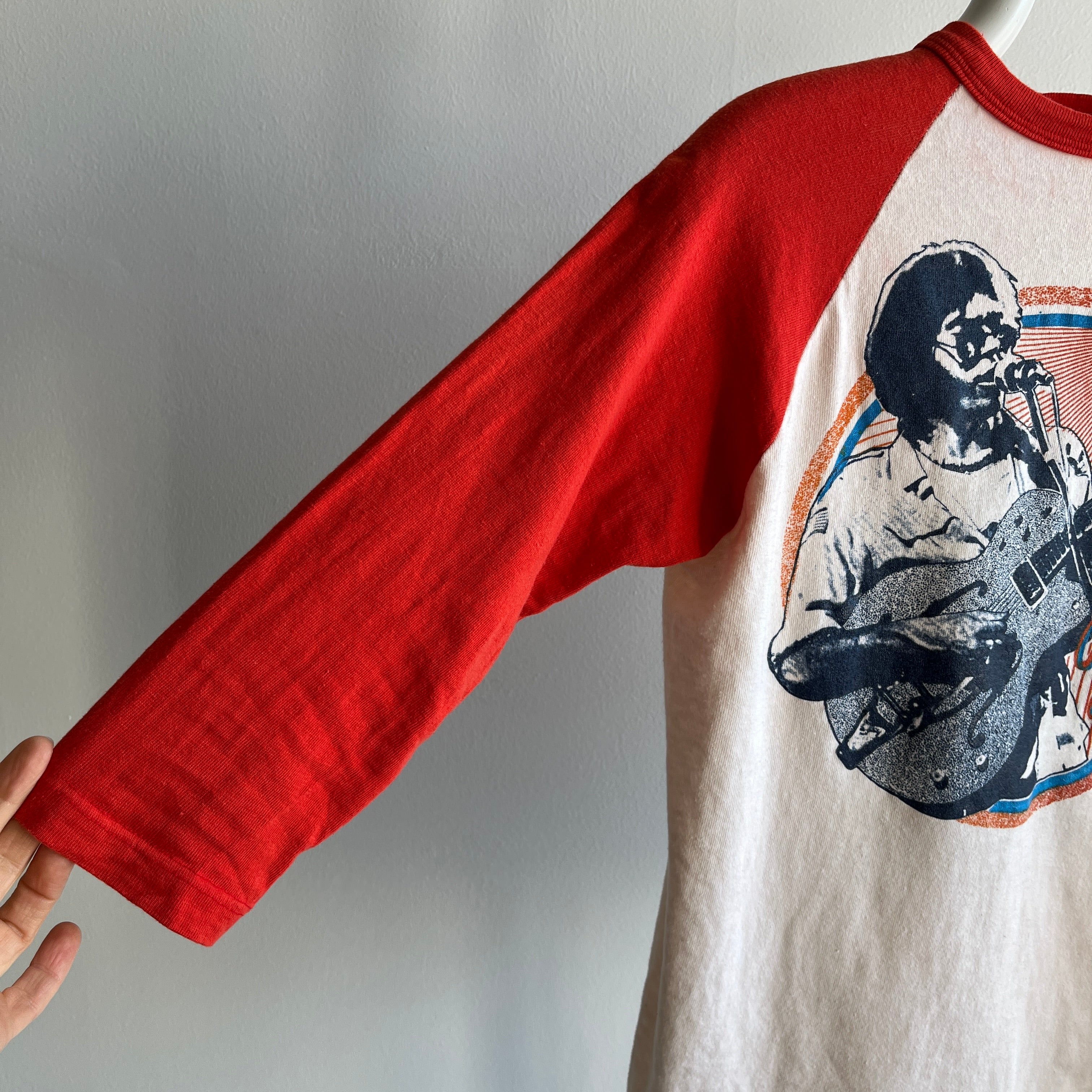 1978 Neil Young Crazy Horse Tour Cotton Baseball T-Shirt - For Collector/Super Fan Only