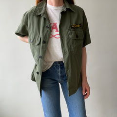 1964 Cut Short Sleeve OG-107 US Army Shirt - 