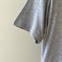 1980s/90s Blank Grey Pocket T Shirt