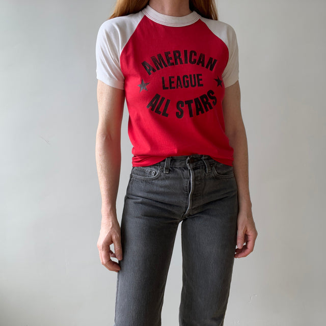 1970s American League All Stars T Shirt - With a Backside Too!