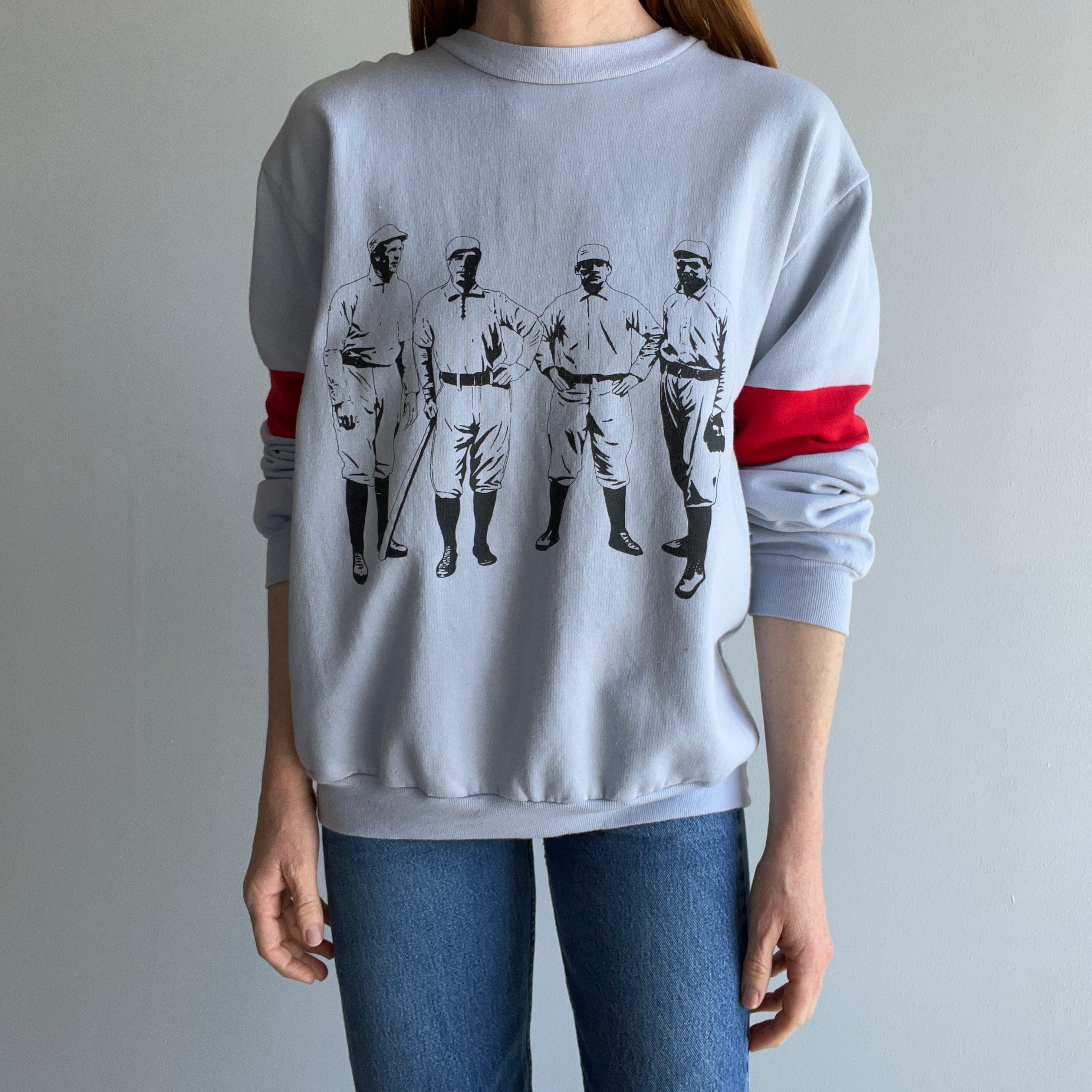 1980s - 1927 Yankees Baseball Team Lightweight Sweatshirt