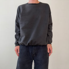 1990s Blank Black Sweatshirt