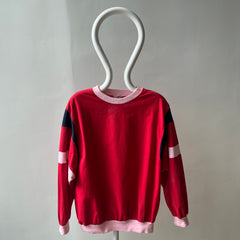 1980s Lightweight Cotton Sweatshirt Cut Top