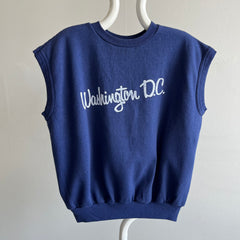 1980s Washington DC Muscle Tank Warm Up Sweatshirt - THIS!