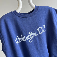 1980s Washington DC Muscle Tank Warm Up Sweatshirt - THIS!