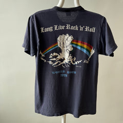 1976 Rainbow World Tour Front and Back T-Shirt - INCREDIBLE