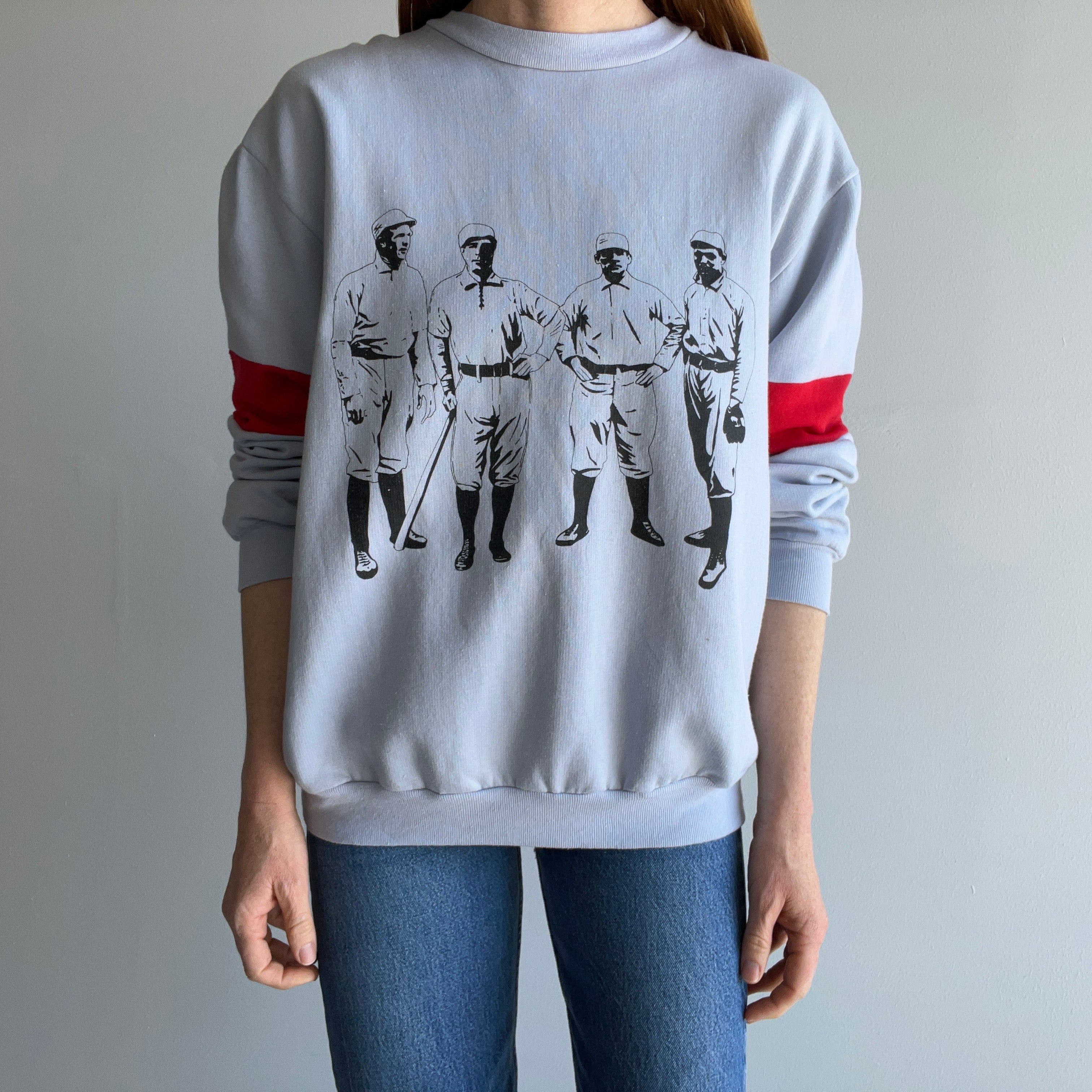 1980s - 1927 Yankees Baseball Team Lightweight Sweatshirt