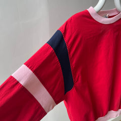 1980s Lightweight Cotton Sweatshirt Cut Top