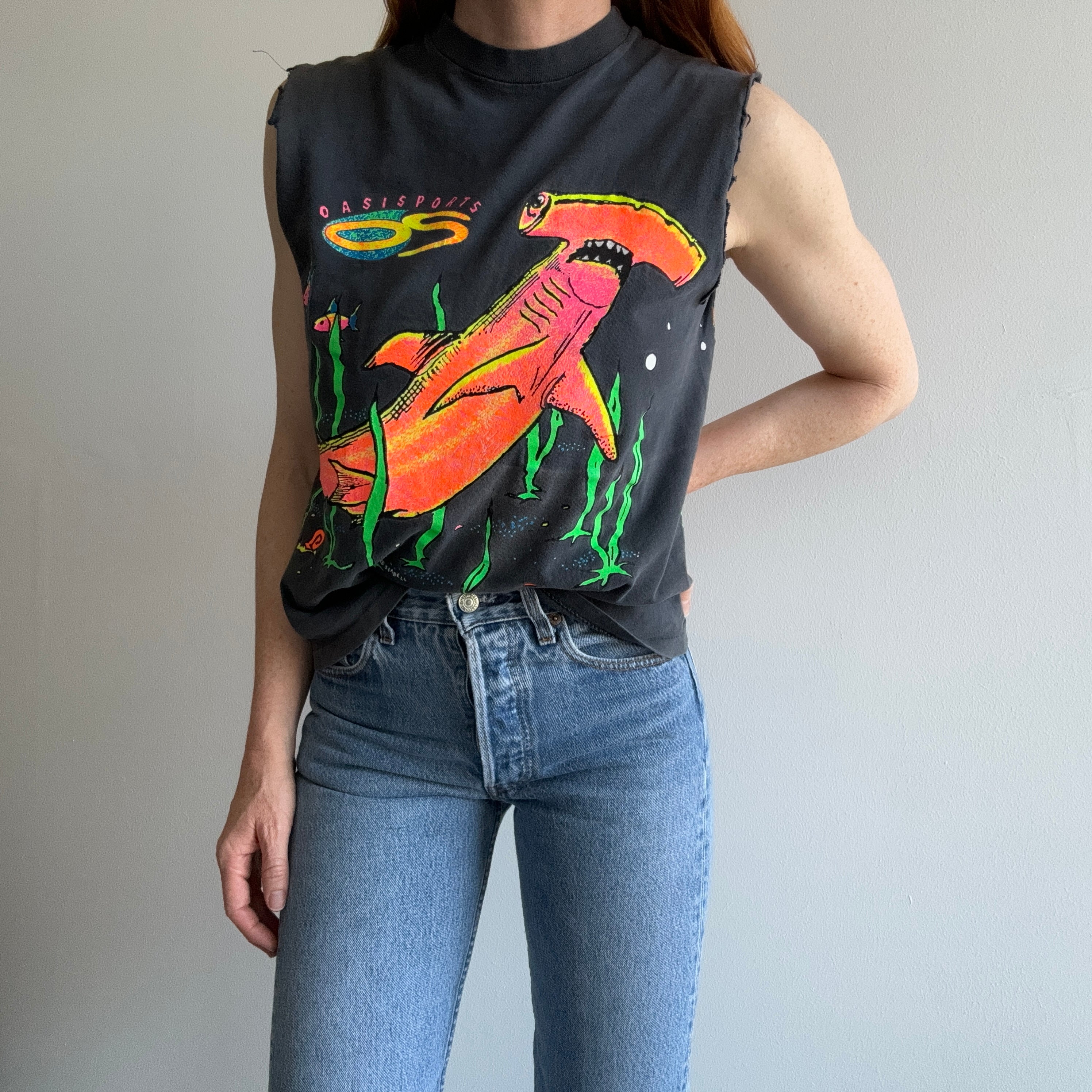 1980s Hammerhead Wrap Around DIY Tank Top - !!!!